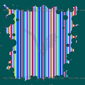 Stripes and bubbles background - stock vector clipart