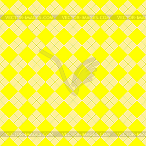 Sweater texture yellow - vector image