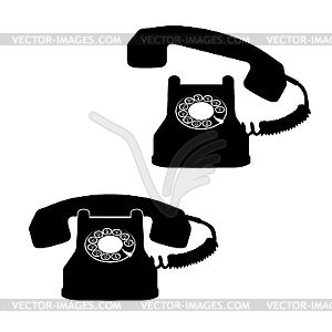 Telephone icons - vector EPS clipart