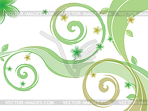 Floral background - royalty-free vector image