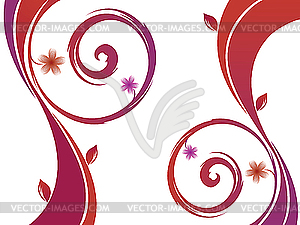 Flower background - vector clipart