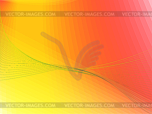 Wavy colored background - vector image