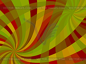 Wavy swirl composition - vector image