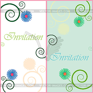 Wedding invitation - vector clipart