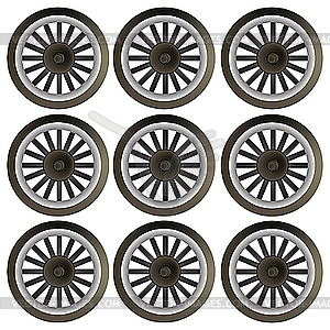 Wheels - vector image