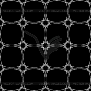 White waves geometric pattern - vector clipart