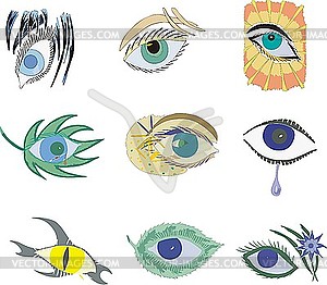 Eye Designs - vector clip art