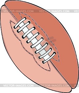 Rugby ball - vector clipart