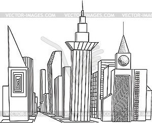 City - vector clip art