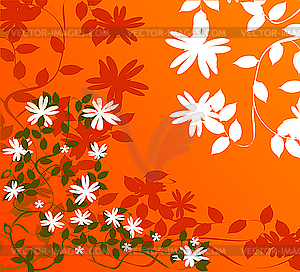 Floral wallpaper - vector image