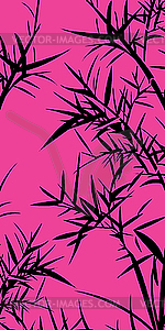 Bamboo foliage - vector image