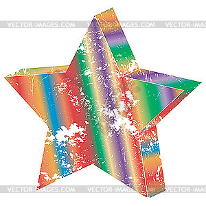 Винтаж звезды - изображение в векторном формате