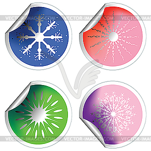 Labels - royalty-free vector image