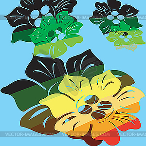 Abstract floral background - vector clip art