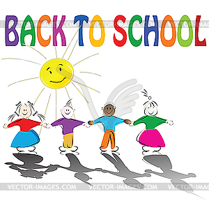 Back to school - vector image