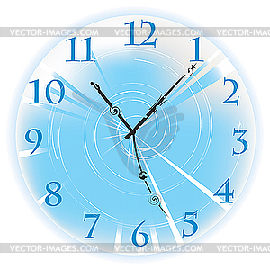 Beautiful clock - vector clip art