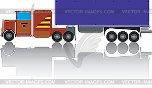 Big truck - vector clip art