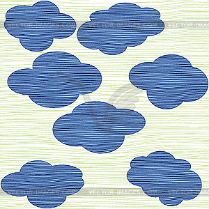 Clouds texture - vector image