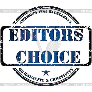 Editors choice - vector image