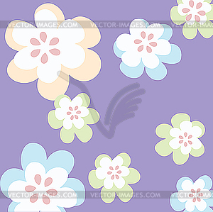 Floral background illustration, image - vector clip art