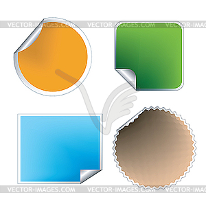 Fresh labels set - vector clipart