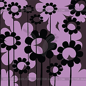 Floral icon for web - vector image