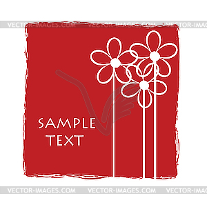 Greeting card - vector clipart