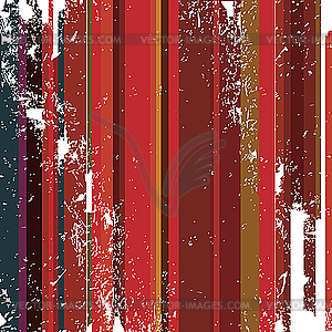 Grunge red hot stripes - royalty-free vector clipart