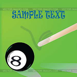 Billiard - vector clip art