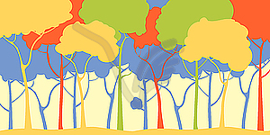 Forest - vector clipart