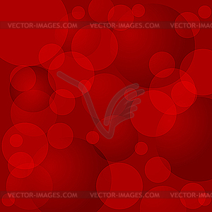 Red circles - vector clipart