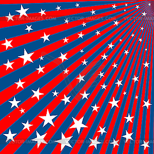 Stars and stripes - vector image