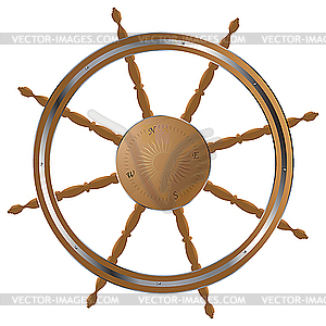 Steering wheel - vector clipart