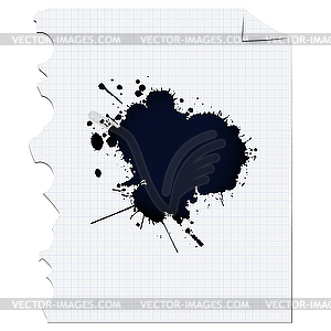 Ink spot - vector clipart