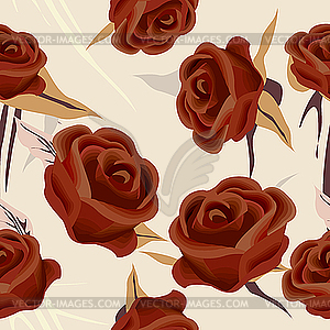 Red roses - vector clipart