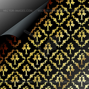 Seamless dark pattern design - vector EPS clipart