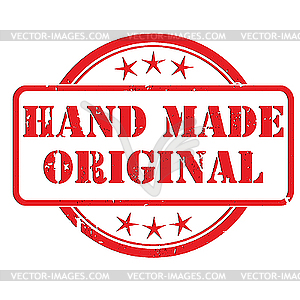 Hand made stamp - vector image