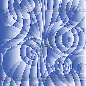 Blue circles - vector clipart