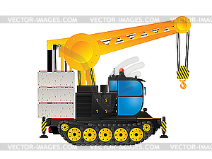 Big crane - vector clipart