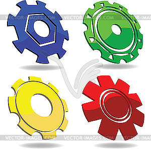 Gear icons  - vector image