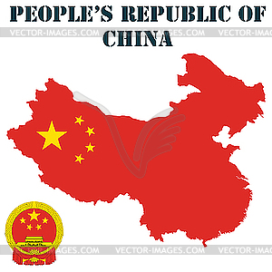 People's Republic of China - vector image