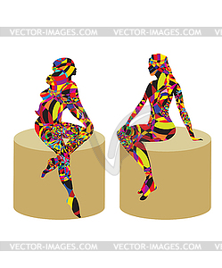 Women talking - vector image