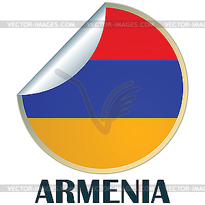 Armenia Sticker - vector clipart