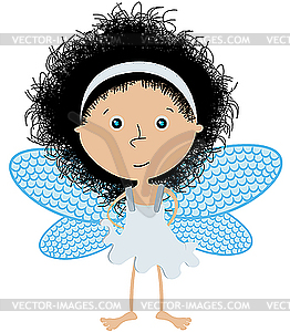 Little angel - vector clipart