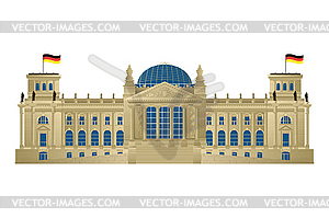 Reichstag - vector clipart