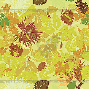 Осенние листья - рисунок в векторе