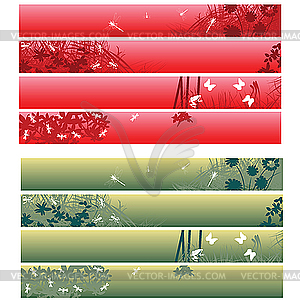 Web banners or headers - vector clipart