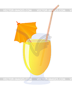 Orange juice - vector image