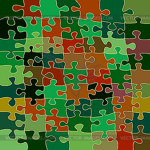 Puzzle - vector image