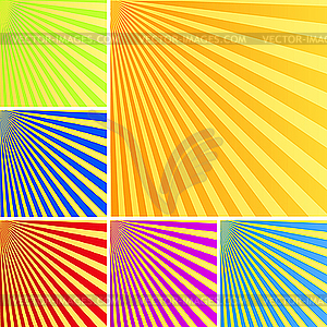 Rays backgrounds - vector image